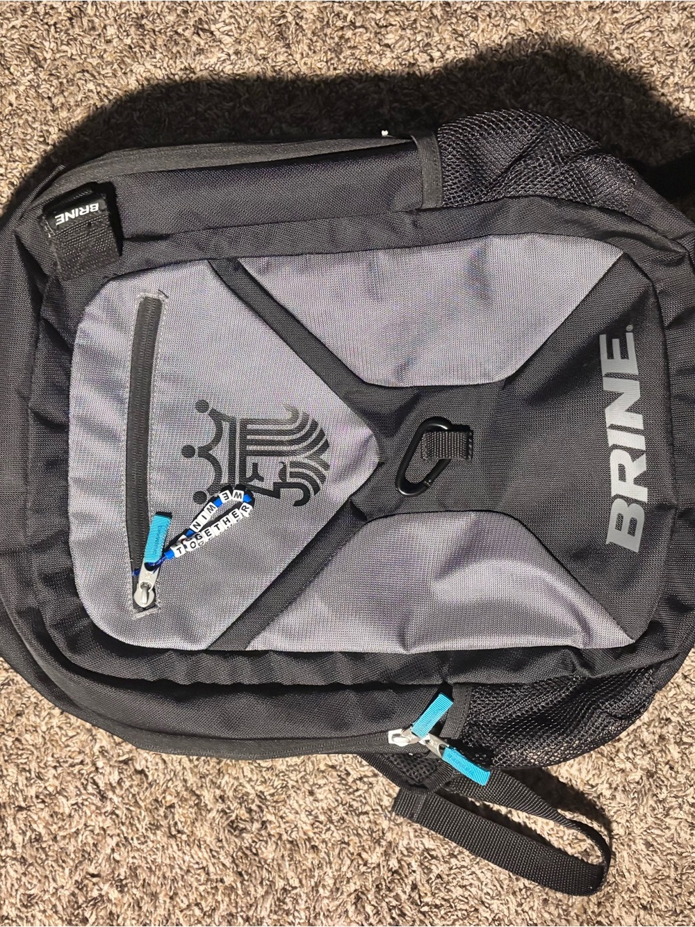 BRINE Men’s Gray and Black Backpack – Sporty Everyday Carry
